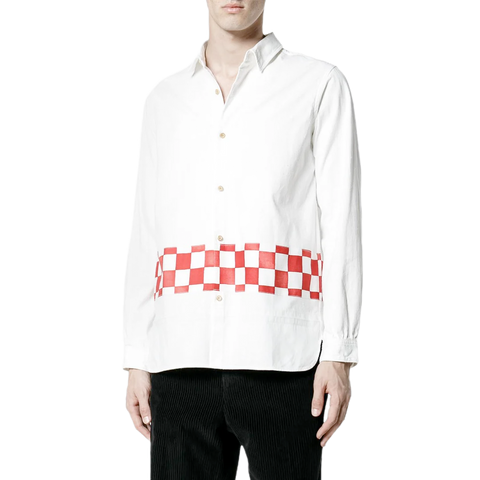 Visvim Longrider Shirt Checkerboard Border Red