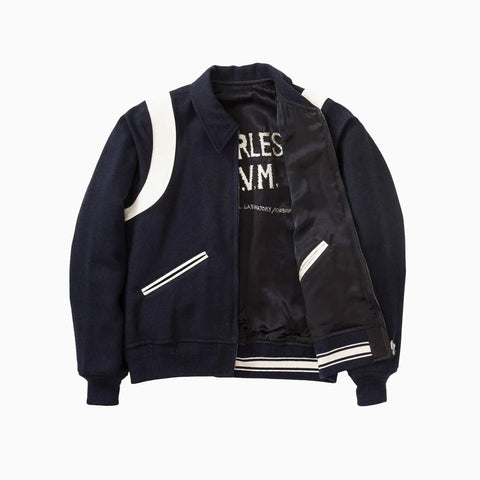 Visvim Troupe Jacket Vintage Tweed Navy