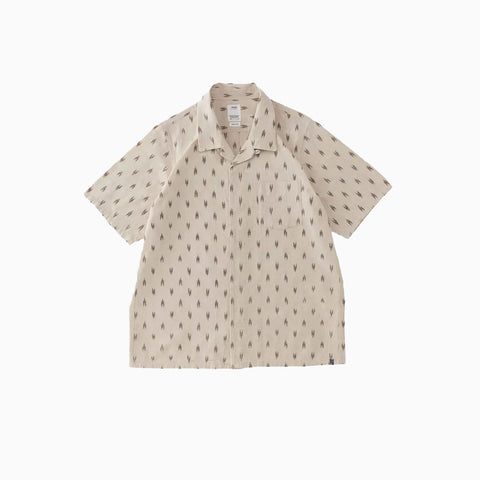 Visvim Free Edge Shirt S/S Kasuri Ivory