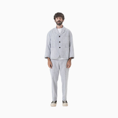 Visvim Falkland Blazer Seersucker Blue