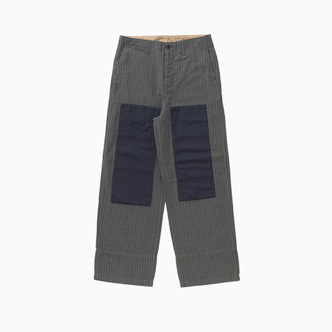 Visvim EX Wide Chino Pants Stripes Navy