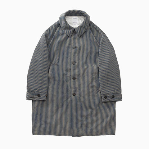 Visvim Balmat Parka Stripe Navy Stripe