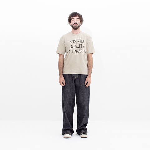 Visvim Jumbo Tee S/S DMGD Black