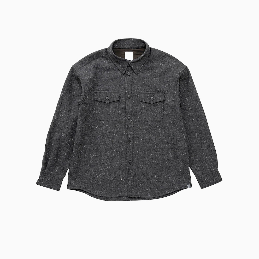 トップス visvim LUMBER L/S TWEED BLACK Visvim Lumber Tweed L/S Black – 1290SQM