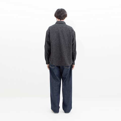 Visvim Lumber Tweed L/S Black