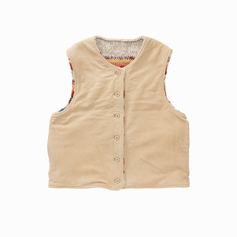 Visvim Hand Knit Vest (N.D.) Beige