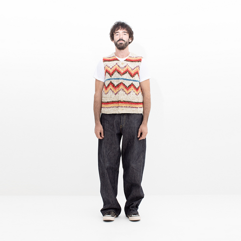Visvim Hand Knit Vest (N.D.) Beige