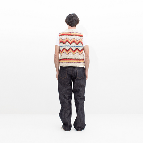 Visvim Hand Knit Vest (N.D.) Beige
