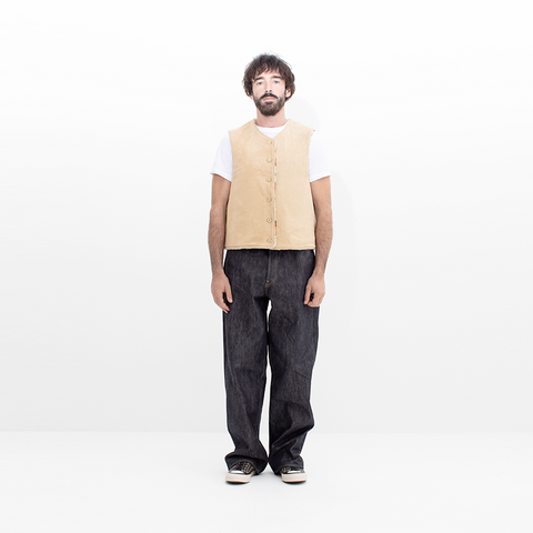 Visvim Hand Knit Vest (N.D.) Beige