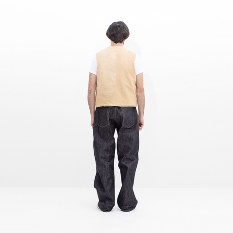 Visvim Hand Knit Vest (N.D.) Beige