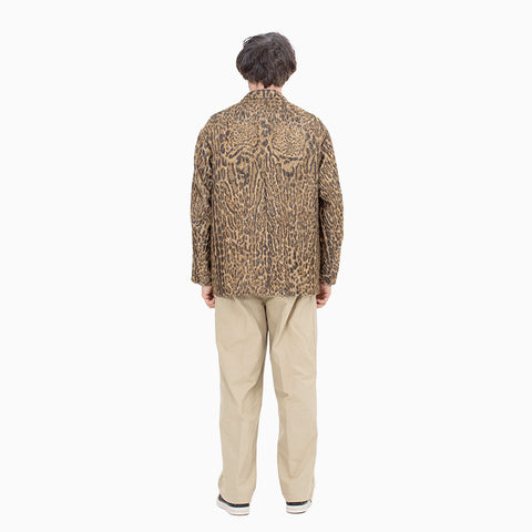 Visvim Bowen Blazer Leopard Beige