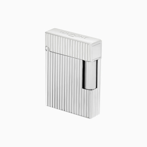 S.T. Dupont Ligne 1 Guilloche Lighter Silver