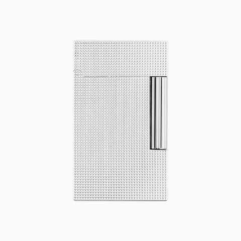 S.T. Dupont Ligne 2 Micro Diamond Head Lighter Silver
