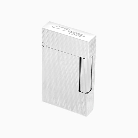 S.T. Dupont Ligne 2 Micro Diamond Head Lighter Silver