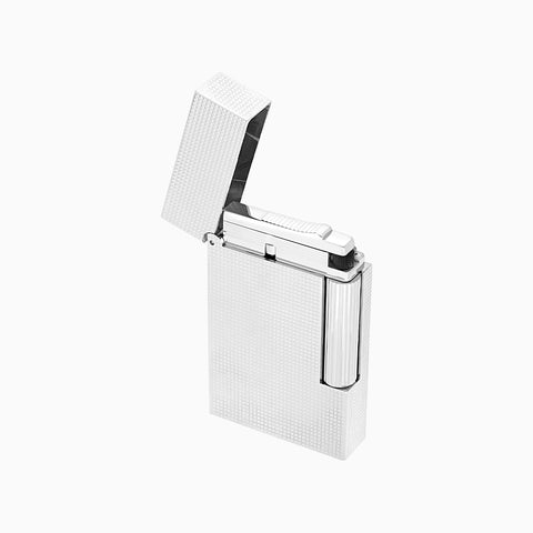 S.T. Dupont Ligne 2 Micro Diamond Head Lighter Silver