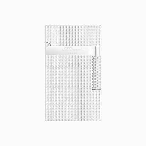 S.T. Dupont Le Grand Dupont Diamond Head Lighter Silver