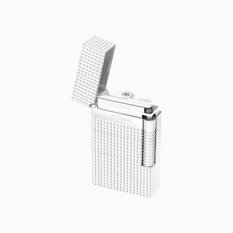 S.T. Dupont Le Grand Dupont Diamond Head Lighter Silver