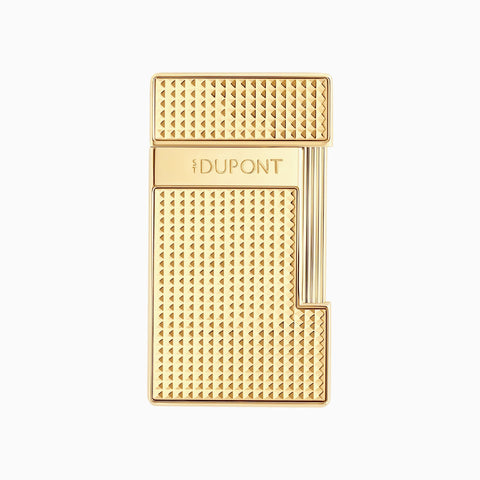 S.T. Dupont Slimmy Diamond Head Lighter Golden