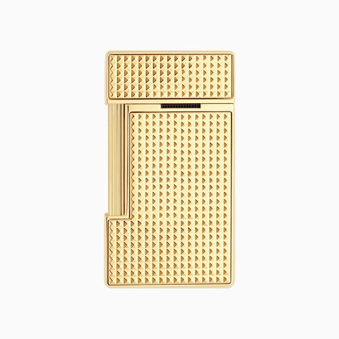 S.T. Dupont Slimmy Diamond Head Lighter Golden