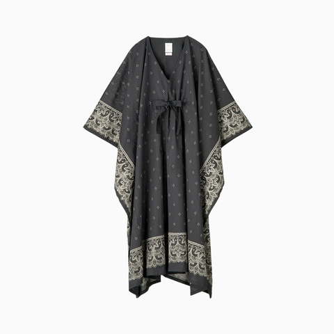 Visvim Kaftan Dress Bandana Black