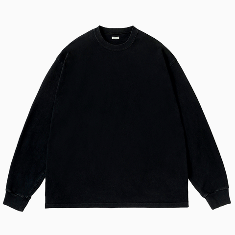 A.PRESSE Vintage L/S T-shirt Black