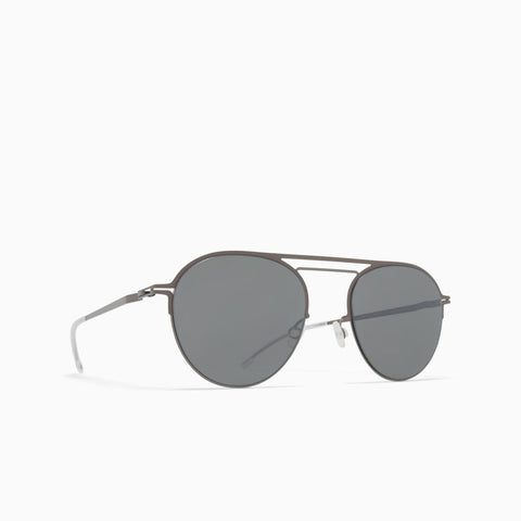 Mykita Duane Shiny Graphite / Mole Grey - Mirror Black