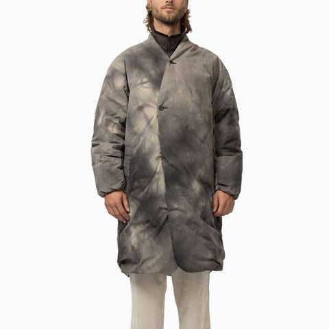 Snow Peak Shibori Dyeing Down Coat Charcoal