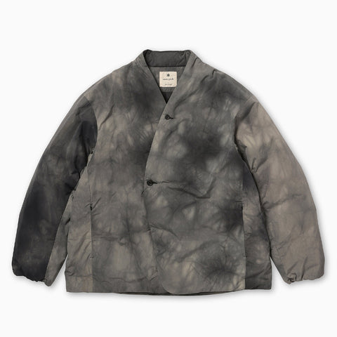 Snow Peak Shibori Dyeing Down Jacket Charcoal