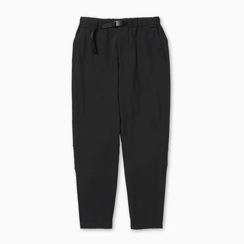 Snow Peak Water-Repellent Stretch Tapered Pants Black