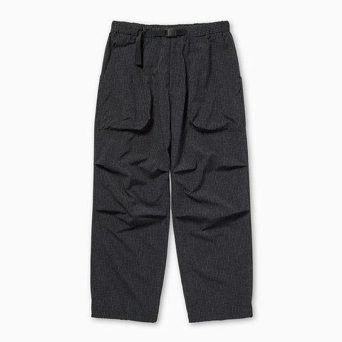 Snow Peak Kasuri Ripstop Pants Black