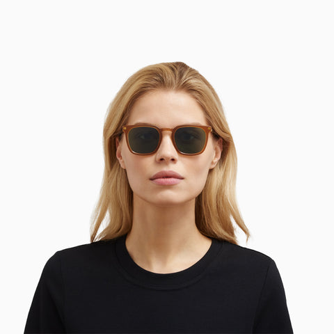 Mykita Borga C99 Brown Dark Brown / Glossy Go - Polarized Pro Green 15