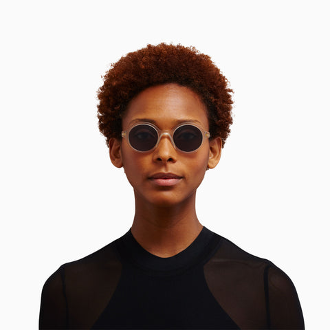 Mykita Esbo C101 Matte Champagne / Glossy Go - Polarized Pro Hi-Con Grey