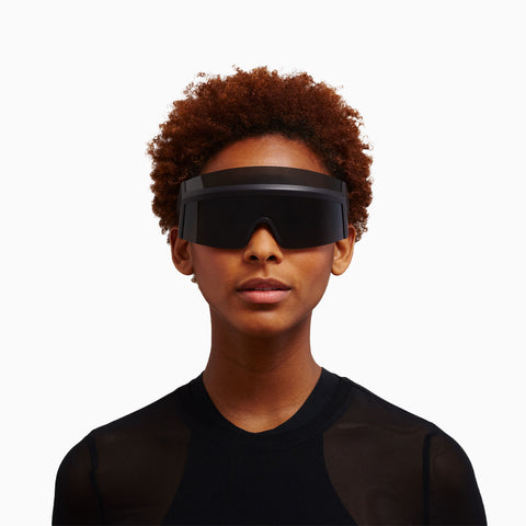 Mykita x Bernhard Willhelm Satori MD1 Pitch Black - Darkgrey Solid Double