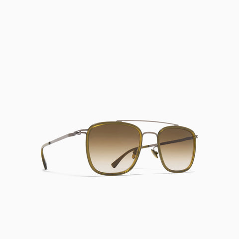 Mykita Jeppe A67 Graphite / Peridot - Raw Brown Gradient