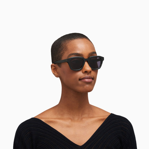 Mykita Kiene Chilled Raw Black Havana / Silver - Cool Grey Solid