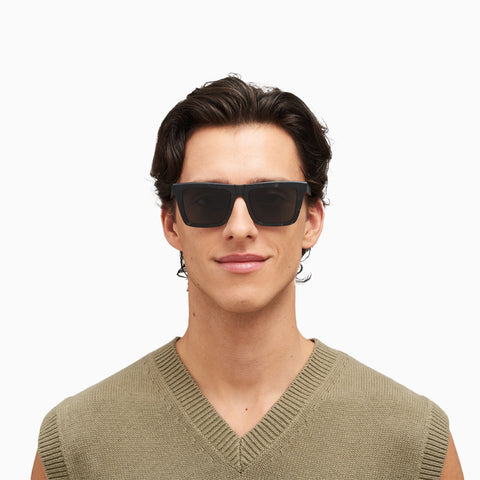 Mykita Lome Chilled Raw Black Havana / Silver - Dark Grey Solid
