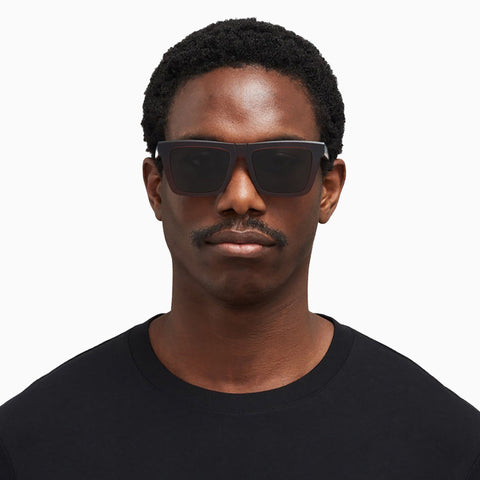 Mykita Lome Chilled Raw Pine Honey - Dark Grey Solid