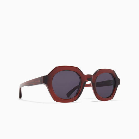 Mykita Teshi C171 Pine Honey / Shiny Silver - Coolgrey Solid