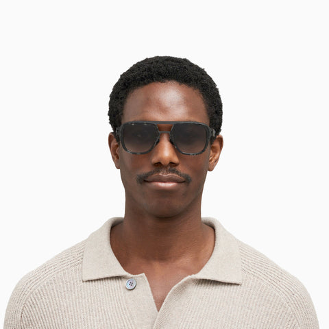 Mykita Knox A50 Black / Black Havana - Raw Black Gradient