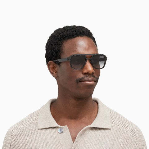 Mykita Knox A50 Black / Black Havana - Raw Black Gradient
