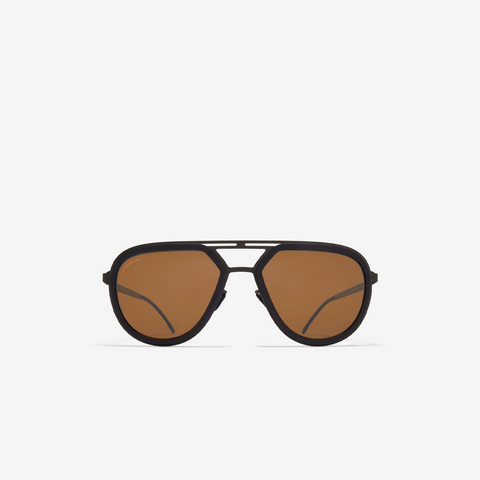 Mykita Mylon Cypress MH6 Pitch Black Polarized Pro Amber Brown