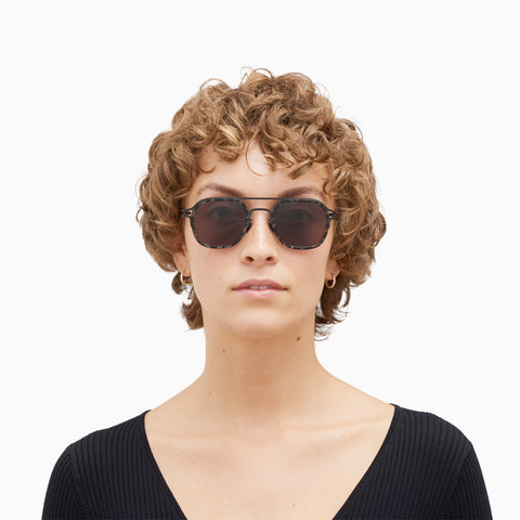 Mykita Leeland A16 Black / Antigua - Brown Solid