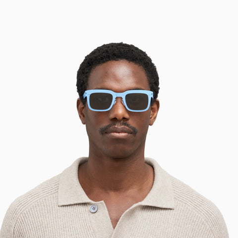 Mykita Norfolk Light Blue - Raw Green Solid