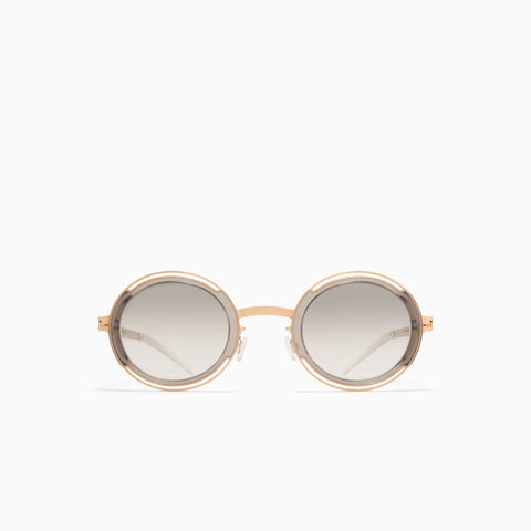 Mykita Pearl A83 - Champagne Gold - Clear Ash / Original Grey Gradient