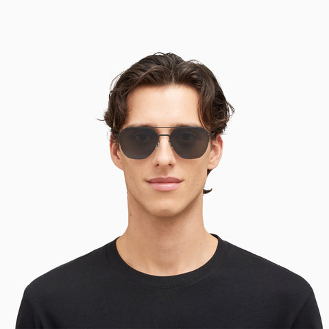 Mykita Amos Black - Dark Grey Solid