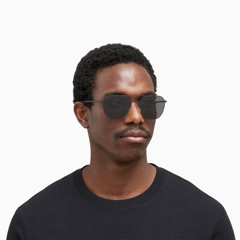Mykita Amos Black - Dark Grey Solid