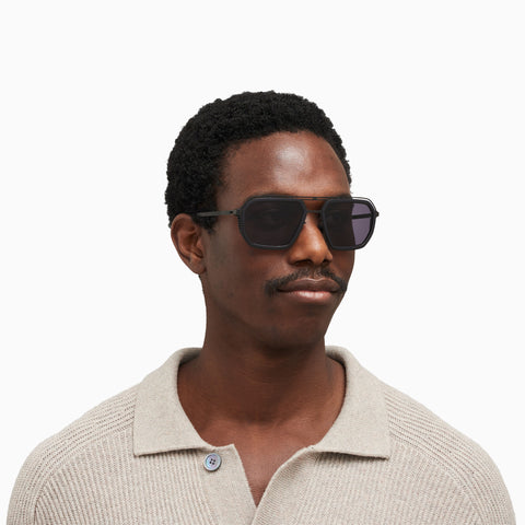 Mykita Mojave MH6 Pitch Black / Black - Cool Grey Solid