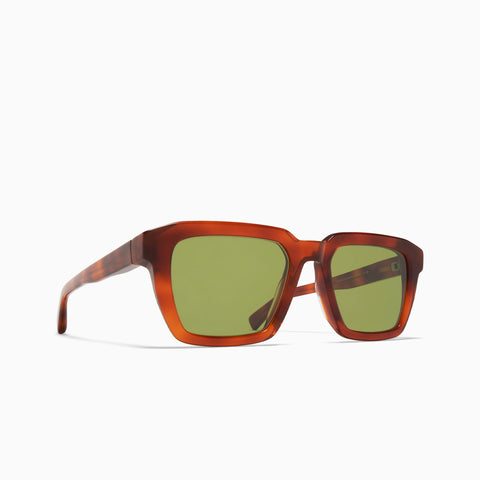 Mykita Soma C214 Soft Havana / Shiny Silver - Euphosgreen Solid