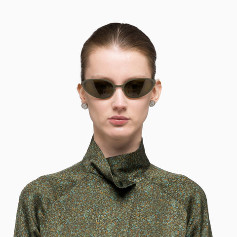 Mykita x 032C Bear Camou Green - Hollygreen Solid