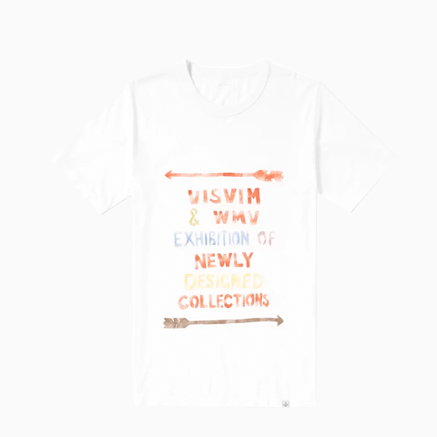 Visvim VNTG Stencil Tee S/S Exhibition White